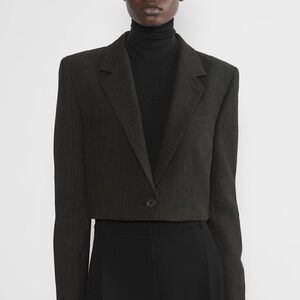 Black Cropped Blazer